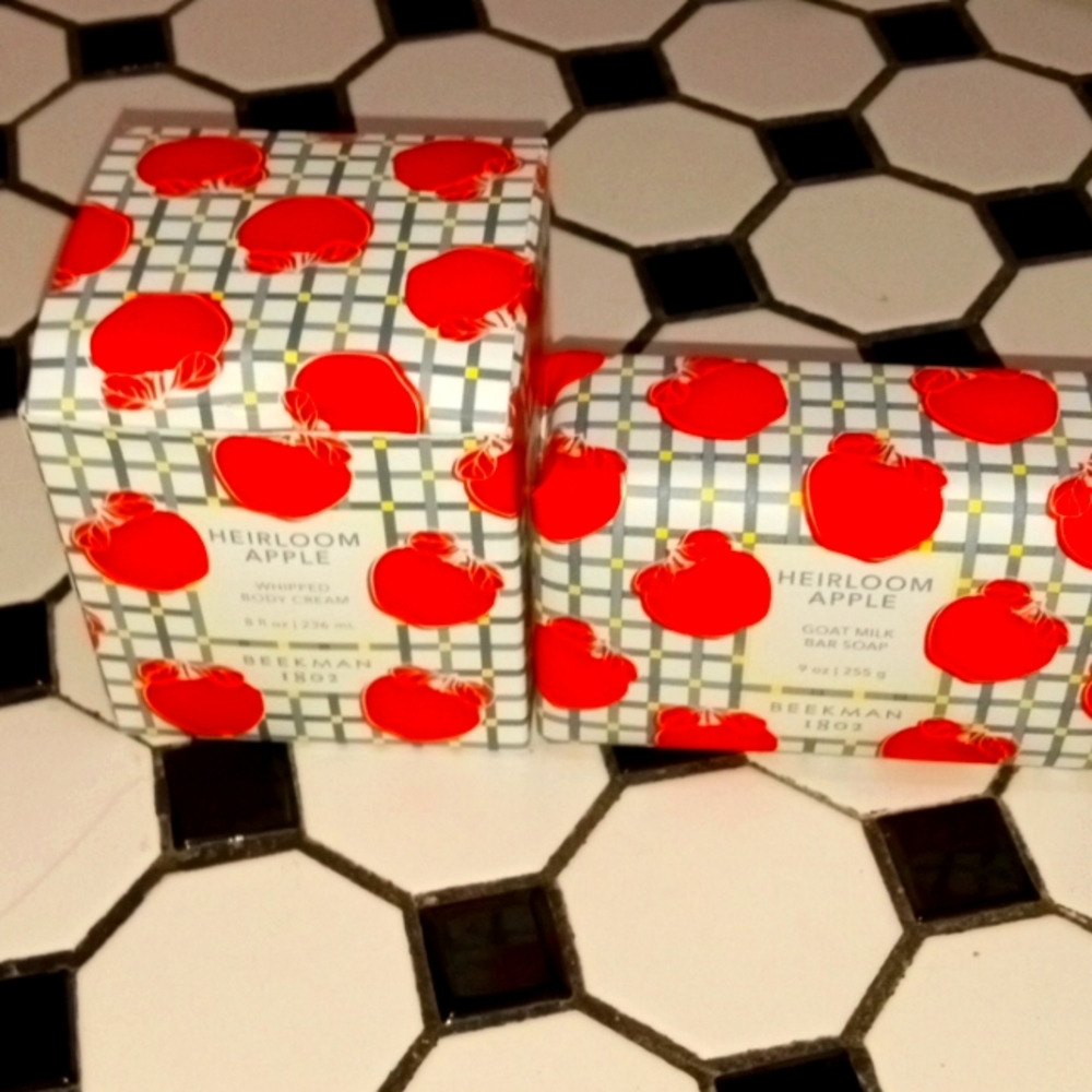 Beekman 1802 Heirloom Apple Body cream /Goat milk soap